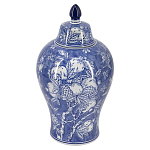 Ваза с крышкой в китайском стиле Гранатовое дерево Blooming Pomegranate варинант исполнения - 1 | Loft Concept в Санкт-петербурге