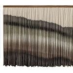 Пейзаж из нитей Макраме Wall decor Black and White Landscape варинант исполнения - 5 | Loft Concept в Санкт-петербурге