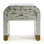 Тумбочка прикроватная Amo Bone Inlay Bedside Almond варинант исполнения - 1 | Loft Concept в Санкт-петербурге