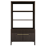 Стеллаж Primo с ящиками Темный орех варинант исполнения - 8 | Loft Concept в Санкт-петербурге