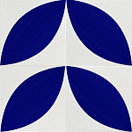 Дизайнерская плитка с узором Лепесток варинант исполнения - 2 | Loft Concept в Санкт-петербурге