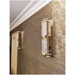 Бра прямоугольное с текстурным природным рисунком IceFlame варинант исполнения - 6 | Loft Concept в Санкт-петербурге