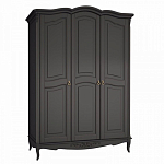 Шкаф черный из массива бука в стиле прованс Black Provence варинант исполнения - 2 | Loft Concept в Санкт-петербурге