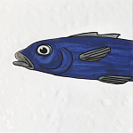 Плитка с узором Рыба пловчиха варинант исполнения - 5 | Loft Concept в Санкт-петербурге