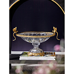 Чаша из прозрачного стекла с рельефным ободком и фигурками стрекоз Eden Garden варинант исполнения - 2 | Loft Concept в Санкт-петербурге