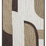 Панно из шнура геометрическая абстракция wall panel line II варинант исполнения - 1 | Loft Concept в Санкт-петербурге