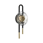 Бра с черным основанием и золотистым декором Bruno варинант исполнения - 4 | Loft Concept в Санкт-петербурге