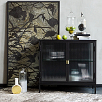 Сервант двухдверный с рифленым стеклом The Keeper варинант исполнения - 6 | Loft Concept в Санкт-петербурге