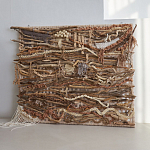 Большая Абстрактное Панно из веток и нитей Dryad Wall Art варинант исполнения - 4 | Loft Concept в Санкт-петербурге