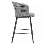 Стул барный с декоративным плетением на спинке и подлокотниках Chair Weave варинант исполнения - 1 | Loft Concept в Санкт-петербурге