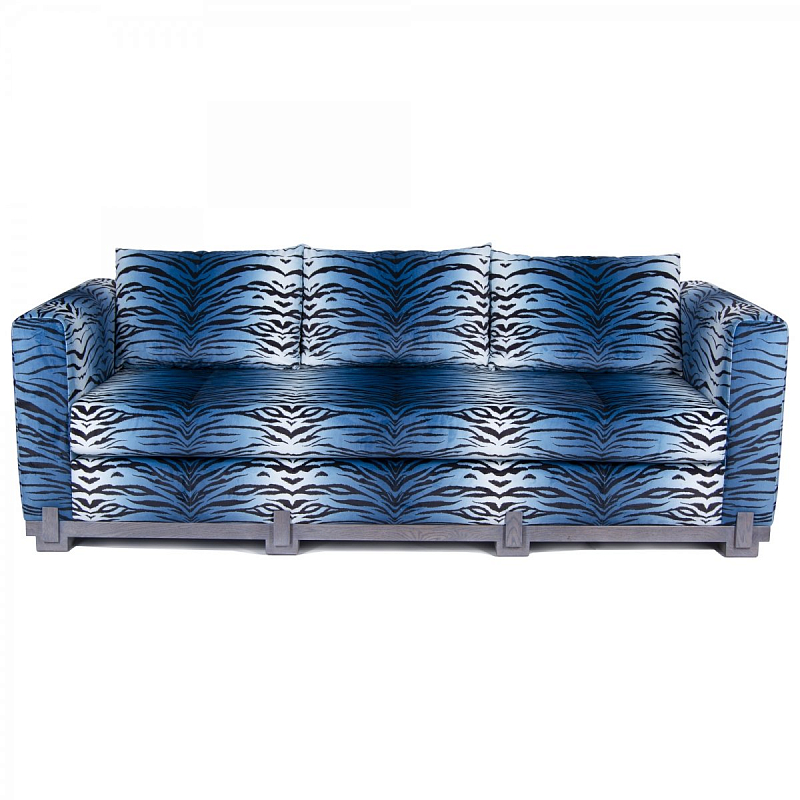 Диван Ida Sofa Blue Tiger Светло-синий в Санкт-петербурге | Loft Concept 