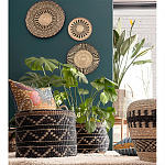 Шарообразная корзина с орнаментом Jokia Wicker Basket варинант исполнения - 3 | Loft Concept в Санкт-петербурге