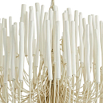 Люстра белая с несколькими ярусами деревянных палочек Bright Wooden Chandelier варинант исполнения - 9 | Loft Concept в Санкт-петербурге