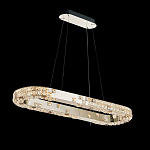 Люстра овальная с мозаичным хрустальным оформлением Sparks of Crystal варинант исполнения - 1 | Loft Concept в Санкт-петербурге