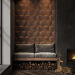 Гипсовая 3D панель с принтографией PM-30 варинант исполнения - 4 | Loft Concept в Санкт-петербурге