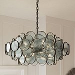 Люстра с каскадом из круглых стеклянных дисков Small Round Sequins варинант исполнения - 5 | Loft Concept в Санкт-петербурге