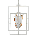 Люстра белая прямоугольная с абажурами в виде цветков тюльпана White Tulips варинант исполнения - 4 | Loft Concept в Санкт-петербурге