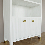 Книжный Стеллаж Elsa Dreams White с задней стенкой варинант исполнения - 1 | Loft Concept в Санкт-петербурге