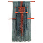 Декор на стену Макраме из нитей Japan Wall Panel Orange варинант исполнения - 2 | Loft Concept в Санкт-петербурге