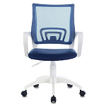 Офисное кресло с основанием из белого пластика Desk chairs Blue варинант исполнения - 4 | Loft Concept в Санкт-петербурге