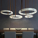 Люстра в форме обруча из натурального камня Minerals of Light варинант исполнения - 7 | Loft Concept в Санкт-петербурге