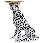 Декоративная статуэтка с подносом Leopard Tray Statuette варинант исполнения - 1 | Loft Concept в Санкт-петербурге