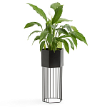 Кашпо Elevated Planters Сlive 59 черное  варинант исполнения - 3 | Loft Concept в Санкт-петербурге