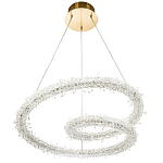 Фигурная люстра украшенная кристаллами из хрусталя Gilbertine Crystals Spiral Chandelier варинант исполнения - 2 | Loft Concept в Санкт-петербурге