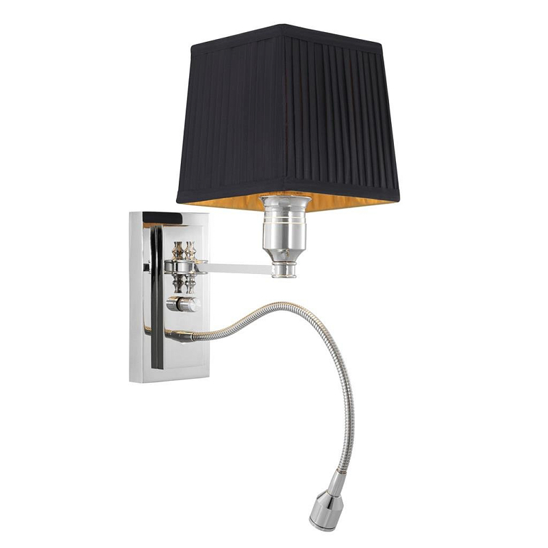 Бра Wall Lamp Ellington Black Никель Черный в Санкт-петербурге | Loft Concept 