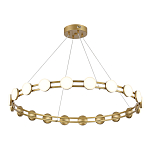 Люстра кольцевая с круглыми светодиодными источниками света Maxine Light варинант исполнения - 9 | Loft Concept в Санкт-петербурге