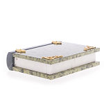 Шкатулка в виде книги из натурального камня змеевик Stone Casket варинант исполнения - 4 | Loft Concept в Санкт-петербурге