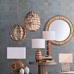 Люстра в форме шара с декором из круглых декоративных элементов Texture Discs варинант исполнения - 4 | Loft Concept в Санкт-петербурге