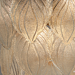 Люстра на цепи с прозрачными стеклянными подвесками в виде листьев Textured Glass Chandelier варинант исполнения - 5 | Loft Concept в Санкт-петербурге