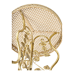 Столик приставной золотистый с орнаментом на столешнице Tanzania варинант исполнения - 3 | Loft Concept в Санкт-петербурге