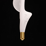 Люстра с белым скрученным плафоном Golden Swirl варинант исполнения - 8 | Loft Concept в Санкт-петербурге