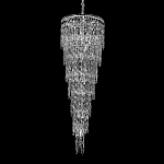 Люстра многоярусная каскадная с хрустальными подвесками Roul Crystal Light варинант исполнения - 3 | Loft Concept в Санкт-петербурге