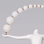 Торшер черно-белая статуэтка Девушка Girl Carries Light Balls варинант исполнения - 3 | Loft Concept в Санкт-петербурге