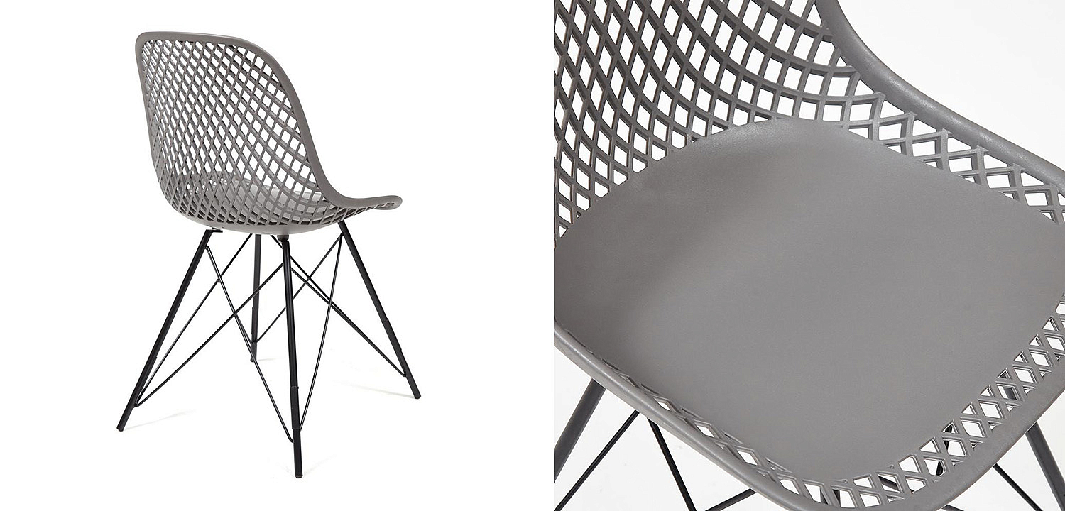 Стул DSR mesh gray Стул DSR mesh gray - Loft-Concept в Санкт-петербурге