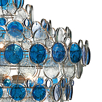 Люстра с каскадом из круглых декоративных элементов Harmony of Light варинант исполнения - 1 | Loft Concept в Санкт-петербурге