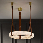 Люстра в форме обруча из натурального камня Minerals of Light варинант исполнения - 6 | Loft Concept в Санкт-петербурге