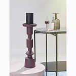 Подсвечник фигурный сливовый Bright Accent 35 см варинант исполнения - 4 | Loft Concept в Санкт-петербурге