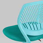 Яркий компьютерный стул Tropica Turquoise варинант исполнения - 6 | Loft Concept в Санкт-петербурге