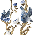 Подсвечник Candleholder Birds Atlanta Set 2 Pcs варинант исполнения - 3 | Loft Concept в Санкт-петербурге