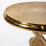 Кофейный стол из металла с круглой столешницей Table Gold Metal варинант исполнения - 2 | Loft Concept в Санкт-петербурге
