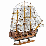 Декоративная модель деревянного парусника With The low варинант исполнения - 2 | Loft Concept в Санкт-петербурге