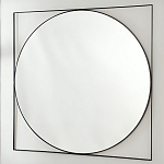 Зеркало в черной металлической раме Urban Style Mirror варинант исполнения - 2 | Loft Concept в Санкт-петербурге