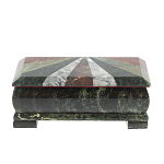 Шкатулка для денег с мозаикой из натуральных камней Stone Casket варинант исполнения - 2 | Loft Concept в Санкт-петербурге