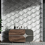 Гипсовая 3D Панель Aura варинант исполнения - 2 | Loft Concept в Санкт-петербурге