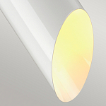 Подвесной светильник белого цвета с вытянутым цилиндрическим плафоном с косым срезом Elstead Lighting варинант исполнения - 5 | Loft Concept в Санкт-петербурге