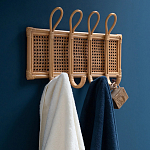 Настенная вешалка из ротанга Wila Wall Hanger M варинант исполнения - 7 | Loft Concept в Санкт-петербурге